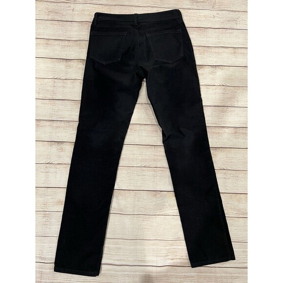 Ann Taylor LOFT Modern Straight Women’s Black Corduroy Pants Size 4 - Picture 3 of 6
